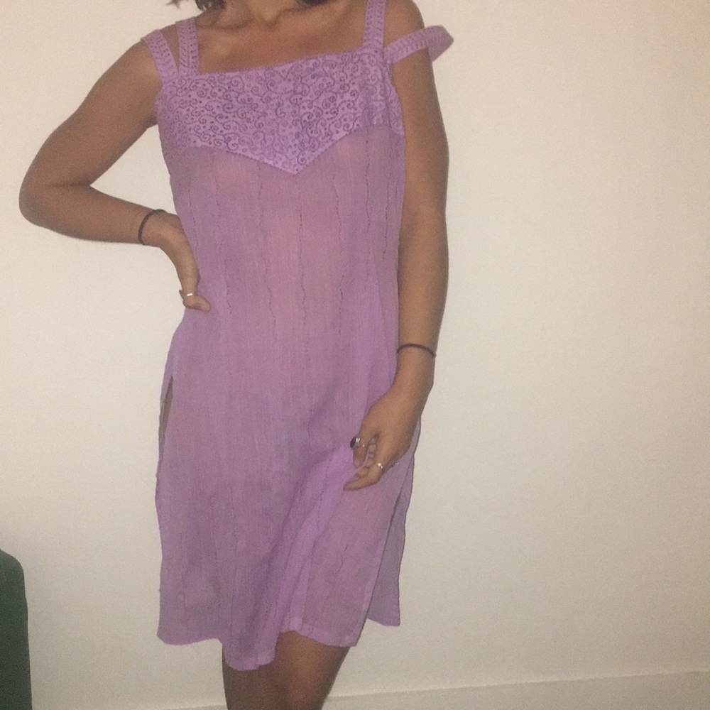 Vintage slip dress from India